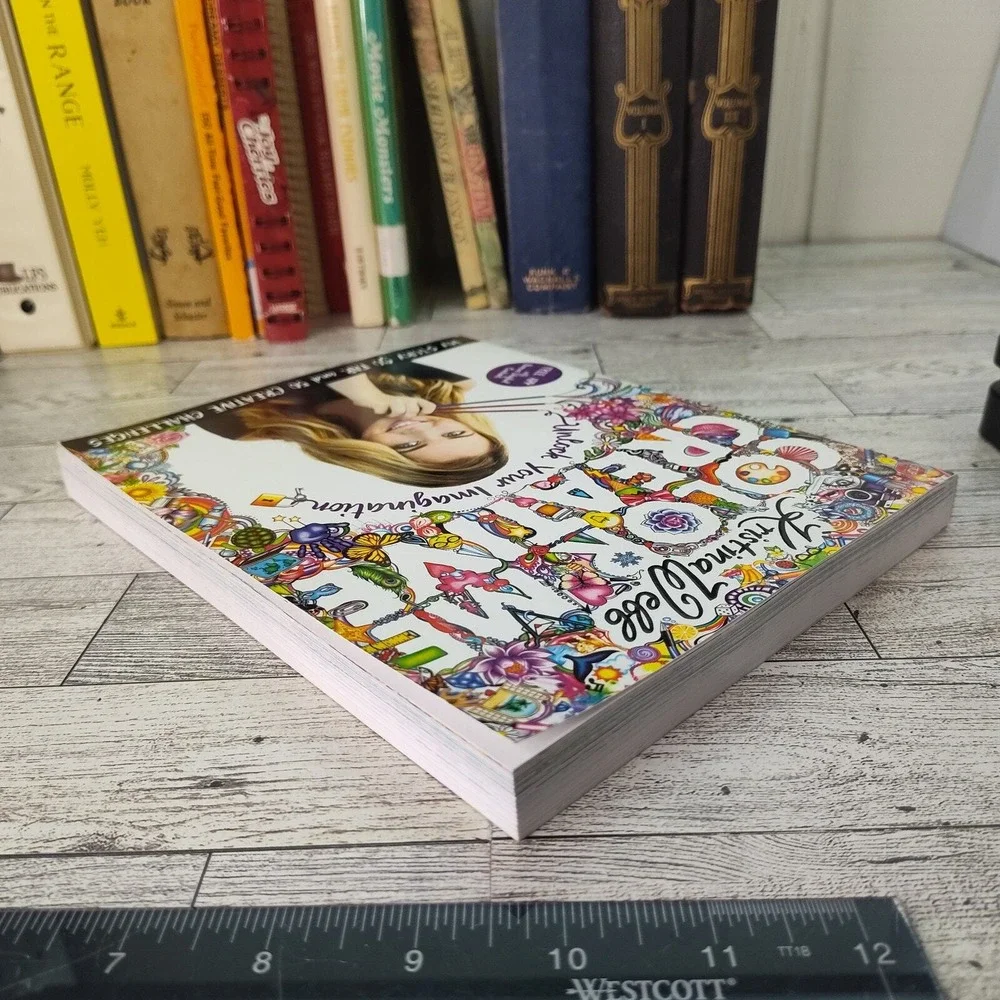 Color Me Creative Kristina Webb‎ 2015 First Edition Softcover Art Challenge Book